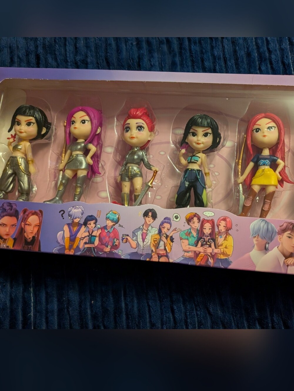 NEW 6PCS  K-pop Demon Hunters Dolls Model Collectible Figure